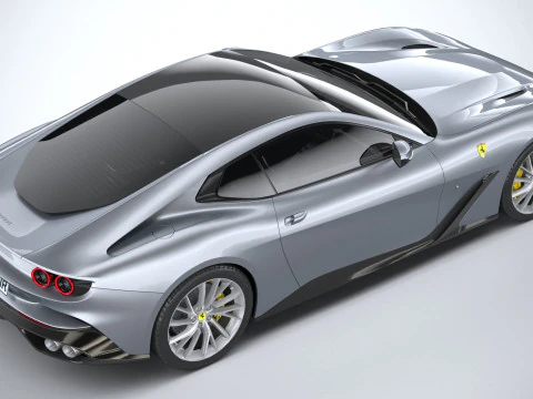 Ferrari BR20 2021 LowPoly 3D Model