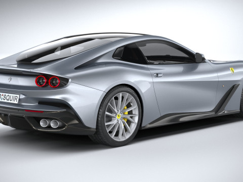 Ferrari BR20 2021 LowPoly Modello 3D