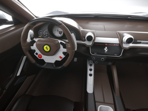 Ferrari BR20 2021 LowPoly Modello 3D