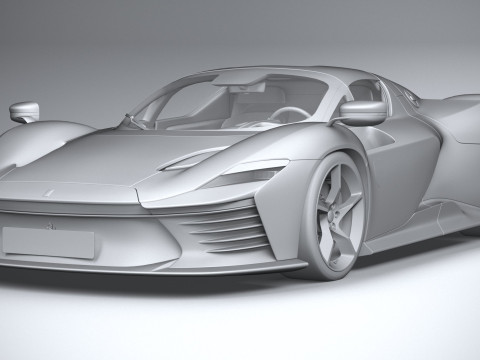 Ferrari Daytona SP3 2022 Model 3D