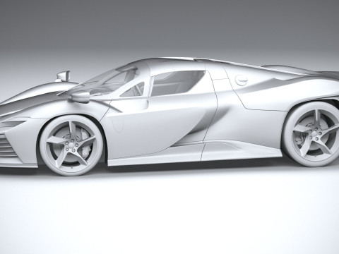 Ferrari Daytona SP3 2022 Model 3D