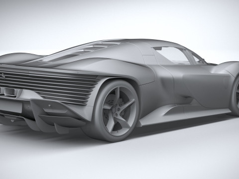 Ferrari Daytona SP3 2022 Model 3D