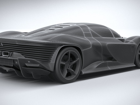 Ferrari Daytona SP3 2022 Model 3D