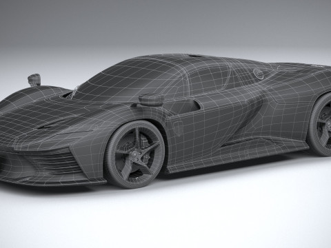 Ferrari Daytona SP3 2022 Model 3D