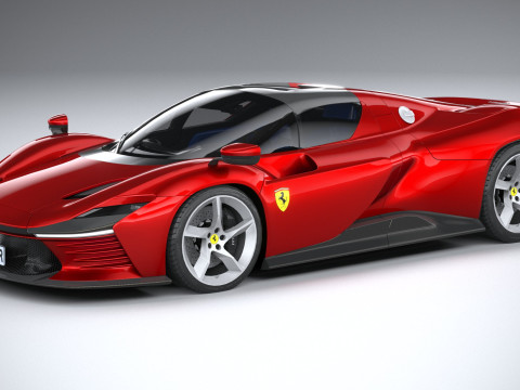 Ferrari Daytona SP3 2022 LowPoly 3D Модель