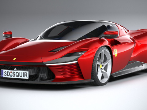 Ferrari Daytona SP3 2022 LowPoly 3D 模型