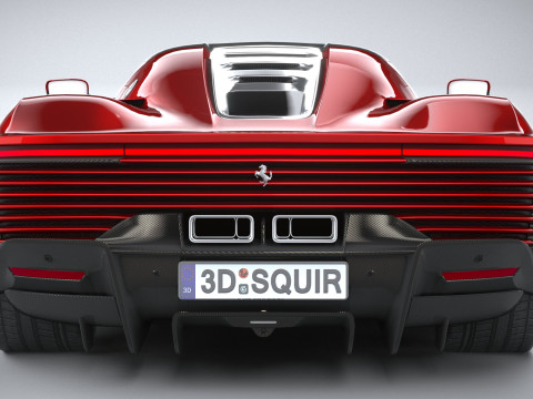 Ferrari Daytona SP3 2022 LowPoly 3D 模型