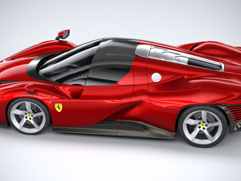 Ferrari Daytona SP3 2022 LowPoly 3D 模型