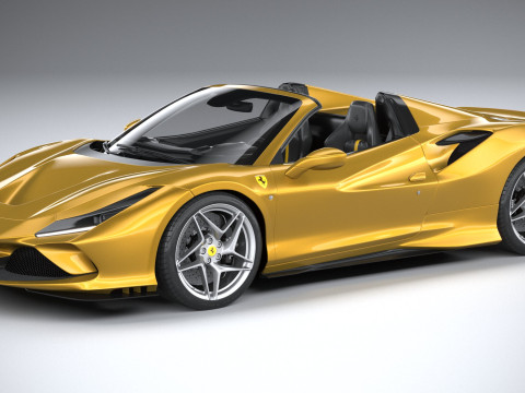 Ferrari F8 Spider 2020 3D Model