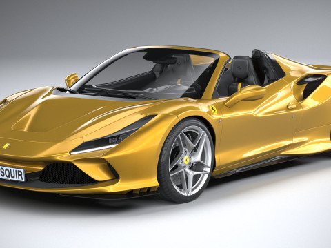Ferrari F8 Spider 2020 3D Model