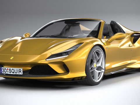 Ferrari F8 Spider 2020 3D Model