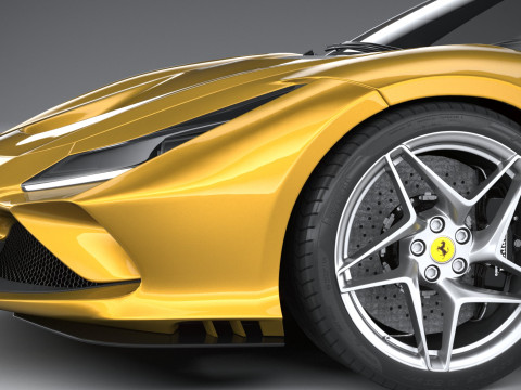 Ferrari F8 Spider 2020 3D Model