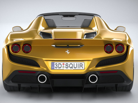 Ferrari F8 Spider 2020 3D Model