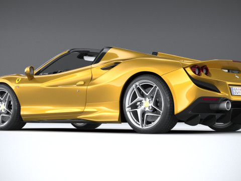 Ferrari F8 Spider 2020 3D Model
