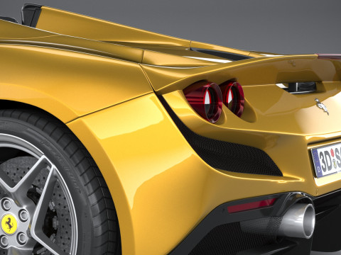 Ferrari F8 Spider 2020 3D Model