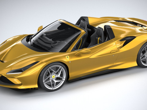 Ferrari F8 Spider 2020 3D Model