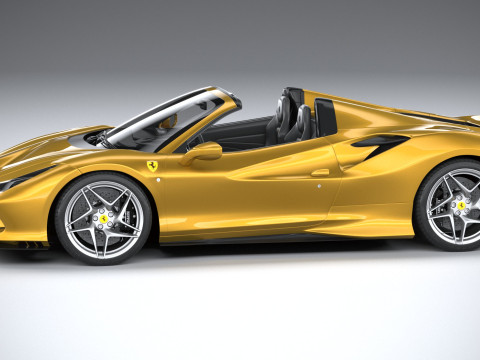 Ferrari F8 Spider 2020 3D Model