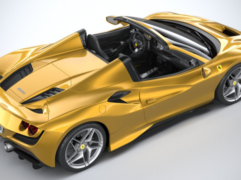 Ferrari F8 Spider 2020 3D Model