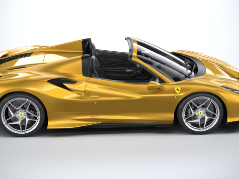 Ferrari F8 Spider 2020 3D Model