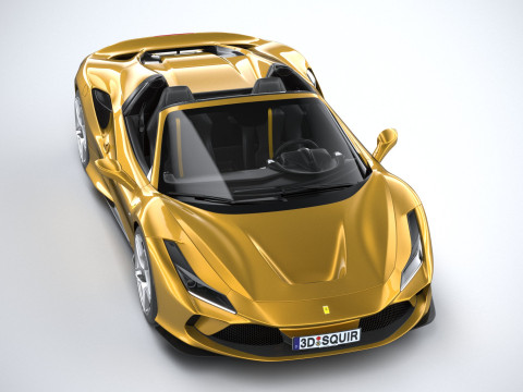 Ferrari F8 Spider 2020 3D Model
