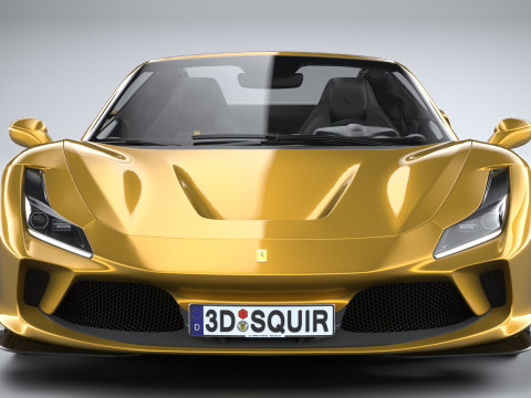 Ferrari F8 Spider 2020 3D Model