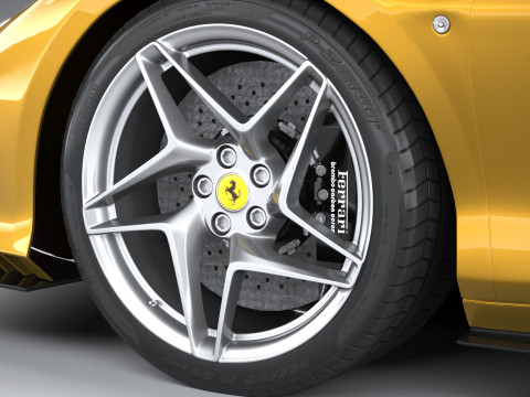 Ferrari F8 Spider 2020 3D Model