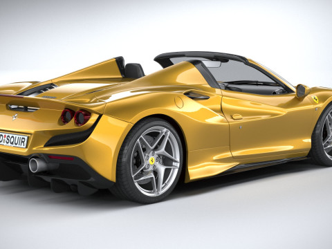 Ferrari F8 Spider 2020 3D Model