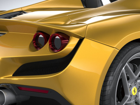 Ferrari F8 Spider 2020 3D Model