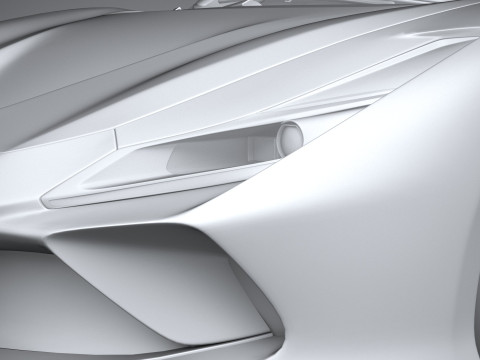Ferrari F8 Spider 2020 3D Model