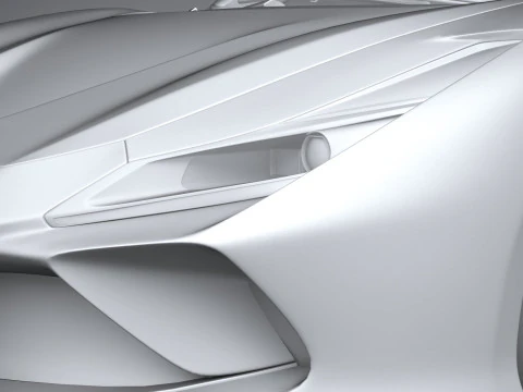 Ferrari F8 Spider 2020 3D Model
