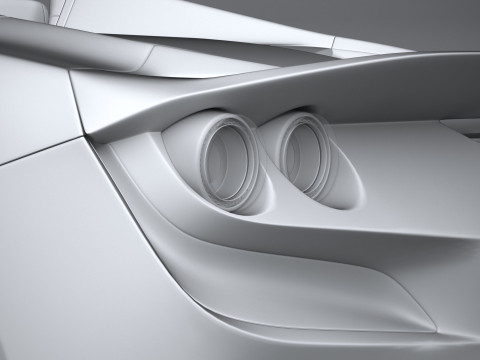 Ferrari F8 Spider 2020 3D Model