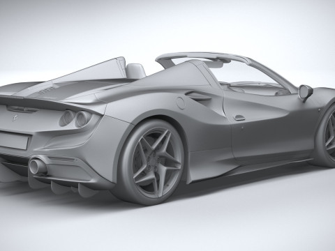 Ferrari F8 Spider 2020 3D Model
