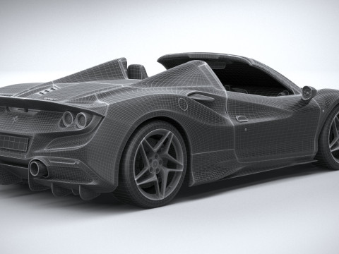 Ferrari F8 Spider 2020 3D Model