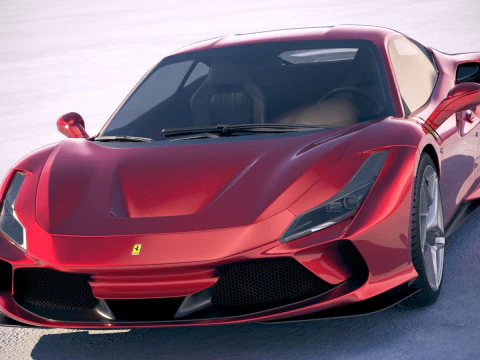 Ferrari F8 Tributo 2020 3D Model