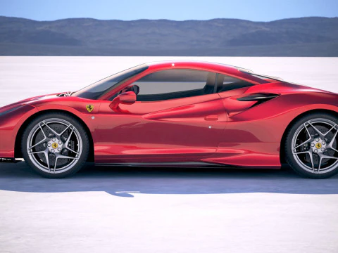 Ferrari F8 Tributo 2020 3D Model