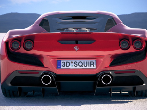 Ferrari F8 Tributo 2020 Modelo 3D