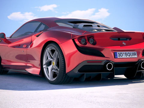 Ferrari F8 Tributo 2020 3D Model