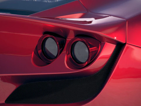 Ferrari F8 Tributo 2020 3D Model