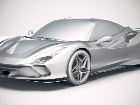 Ferrari F8 Tributo 2020 Modelo 3D