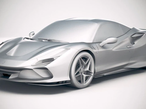 Ferrari F8 Tributo 2020 3D Model