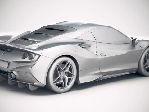 Ferrari F8 Tributo 2020 3D Model