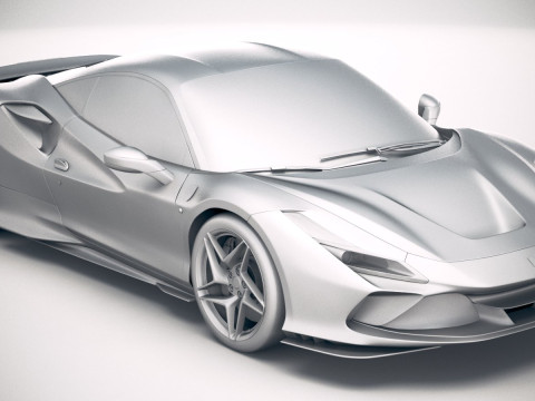 Ferrari F8 Tributo 2020 Modelo 3D