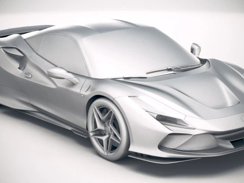 Ferrari F8 Tributo 2020 3D Model