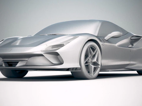 Ferrari F8 Tributo 2020 3D Model