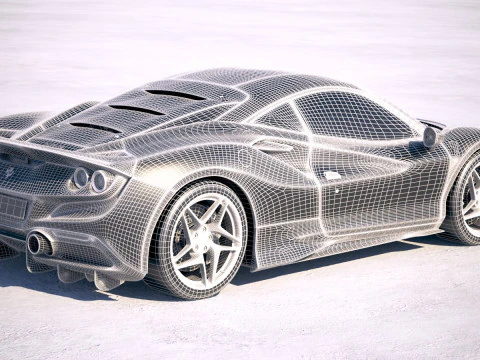 Ferrari F8 Tributo 2020 3D Model