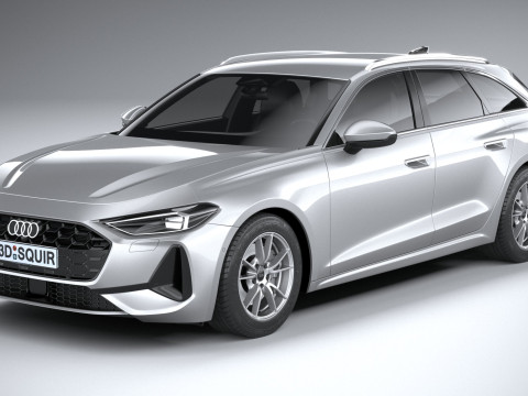 Audi A5 Avant Regular 2025 3D Model