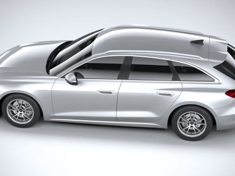 Audi A5 Avant Regular 2025 3D Model