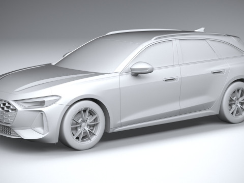 Audi A5 Avant Regular 2025 3D Model