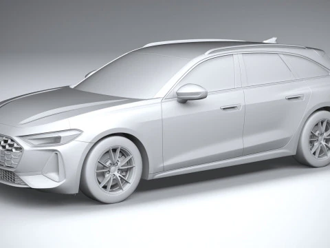 Audi A5 Avant Regular 2025 3D Model