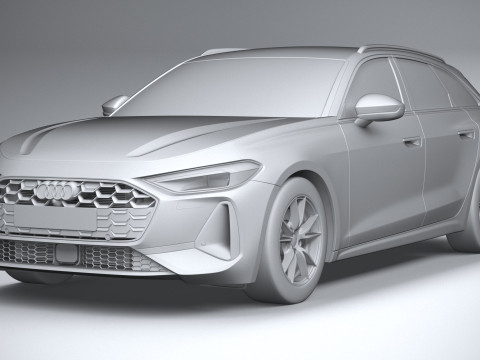 Audi A5 Avant Regular 2025 3D Model